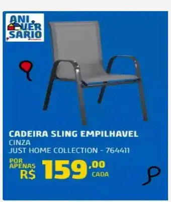 Cadeira sling empilhavel