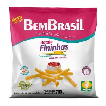 Carrefour Batata frita congelada palito bem brasil 700g oferta