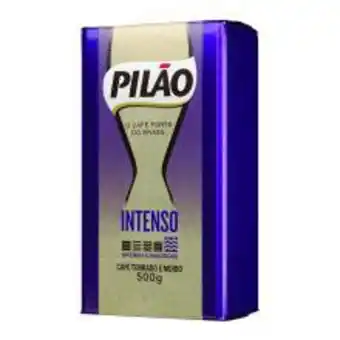 Café pilão intenso à vácuo puro 500g