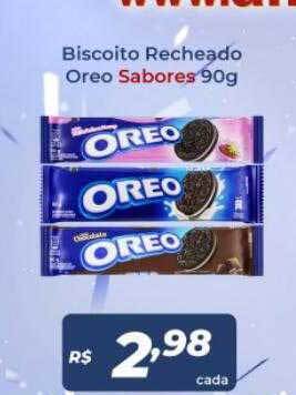 Atakarejo Biscoito recheado oreo sabores oferta