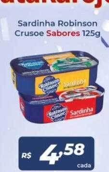 Atakarejo Sardinha robinson crusoe sabores oferta