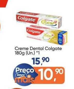 Imec Supermercados Creme dental colgate oferta
