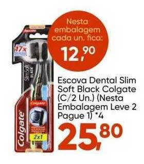 Imec Supermercados Escova dental slim soft black colgate oferta