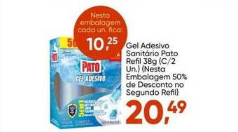 Imec Supermercados Gel adesivo sanitário pato refil oferta