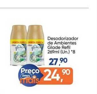 Desodorizador de ambientes glade refil