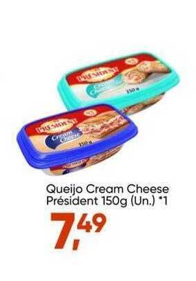 Imec Supermercados Queijo cream cheese président oferta