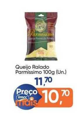 Imec Supermercados Queijo ralado parmissimo oferta