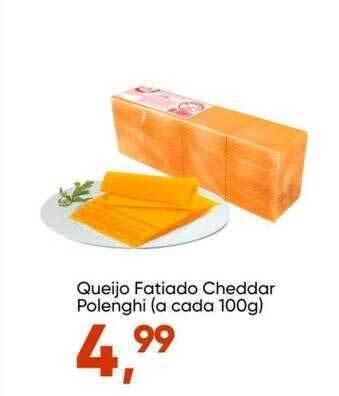 Imec Supermercados Queijo fatiado cheddar polenghi oferta