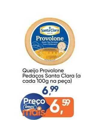 Imec Supermercados Queijo provolone pedaços santa clara oferta