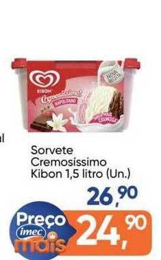 Imec Supermercados Sorvete cremosissimo kibon oferta