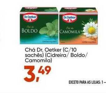 Imec Supermercados Chá dr. oetker oferta