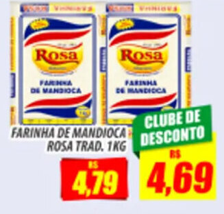Farinha de Mandioca Rosa Trad. 1kg