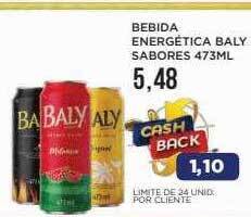 Apoio Mineiro Bebida energética baly sabores oferta