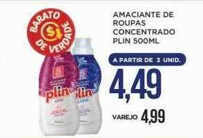 Apoio Mineiro Amaciante de roupas concentrado plin oferta