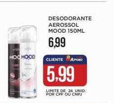 Apoio Mineiro Desodorante aerossol mood oferta
