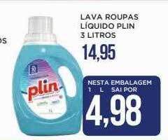Apoio Mineiro Lava roupas liquido plin oferta