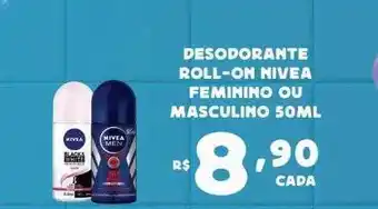 Bahamas Supermercados Desodorante roll-on nivea feminino o masculino oferta