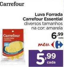 Luva forrada carrefour essential