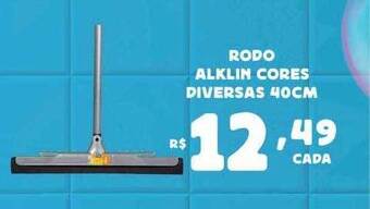 Rodo alklin cores diversas 40cm