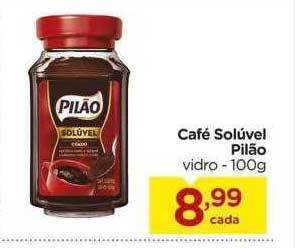 Carrefour Café soluvel pilão 100g oferta