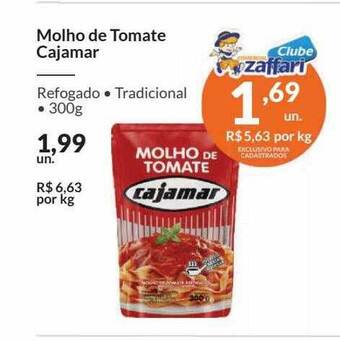 Zaffari Molho de tomate cajamar oferta
