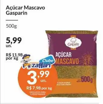Açucar mascavo gasparin