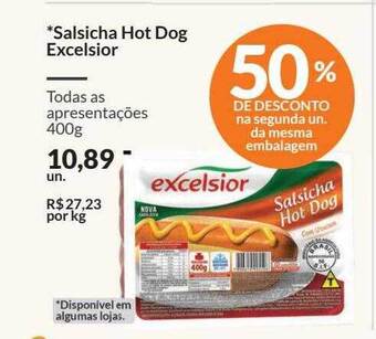 Salsicha hot dog excelsior