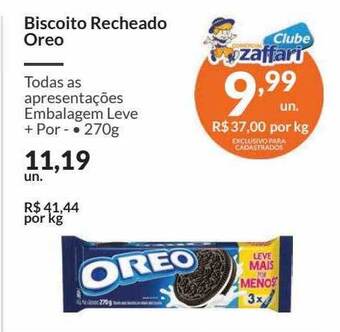 Zaffari Biscoito recheado oreo oferta