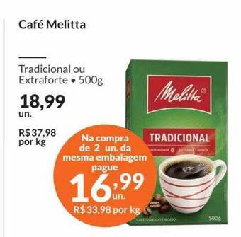 Zaffari Café melitta oferta