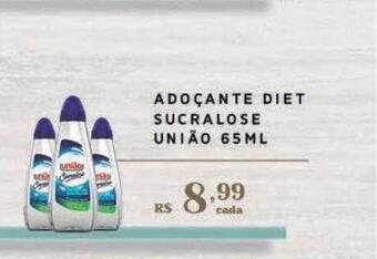 Adoçante diet sucralose união