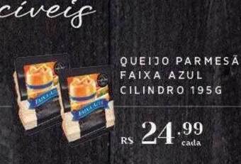 Empório Bahamas Queijo parmesão faixa azul cilindro oferta