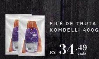 Empório Bahamas Filé de truta komdelli oferta