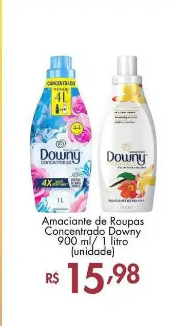 Supermercados Imperatriz Amaciante De Roupas Concentrado Downy 900ml / 1L oferta