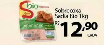 Sobrecoxa Sadia Bio 1kg