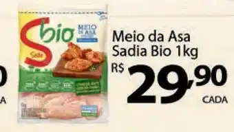 Verdemar Supermercado Meio Da Asa Sadia Bio 1kg oferta