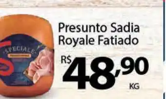 Verdemar Supermercado Presunto Sadia Royale Fatiado 1kg oferta