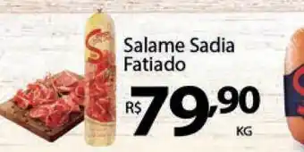 Verdemar Supermercado Salame Sadia Fatiado 1kg oferta
