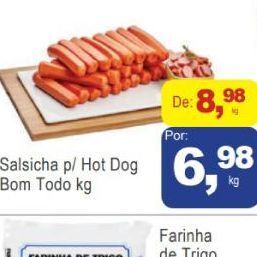 Salsicha para hot dog