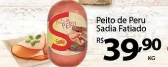 Verdemar Supermercado Peito De Peru Sadia Fatiado 1kg oferta
