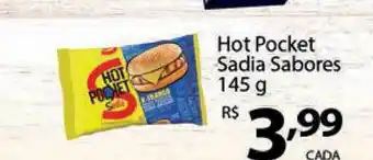 Verdemar Supermercado Hot Pocket Sadia Sabores 145g oferta