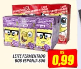 Juzan Leite Fermentado Bob Esponja 80g oferta