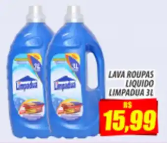 Lava roupas Liquido Limpadua 3L