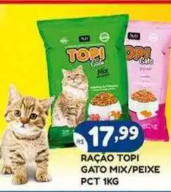 Bramil Supermercados Ração topi gato mix peixe pct oferta