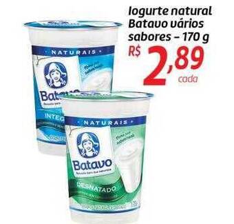 Iogurte natural batavo vários sabores