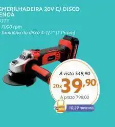 Esmerilhadeira 20v C Disco Benoá