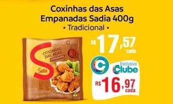 Bistek Supermercados Coxinhas das asas empanadas sadia oferta