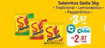 Bistek Supermercados Salamitos sadia oferta