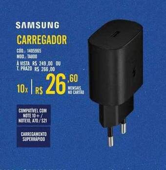 Samsung carregador