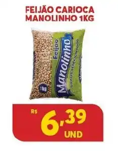 Atacadão Centro Sul Feijao Carioca Manolinho 1kg oferta