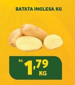 Atacadão Centro Sul Batata Inglesa 1kg oferta